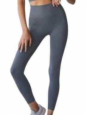 SET Active Sculptflex Leggings Women Small Charcoal Grey Mid Rise